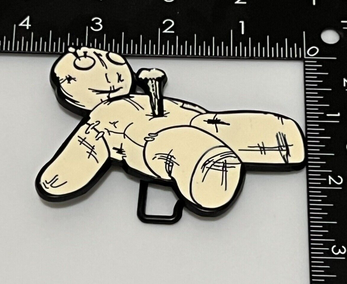 VooDoo Doll Cartoon Belt Buckle Enamel Metal Men Woman Unisex Cartoon