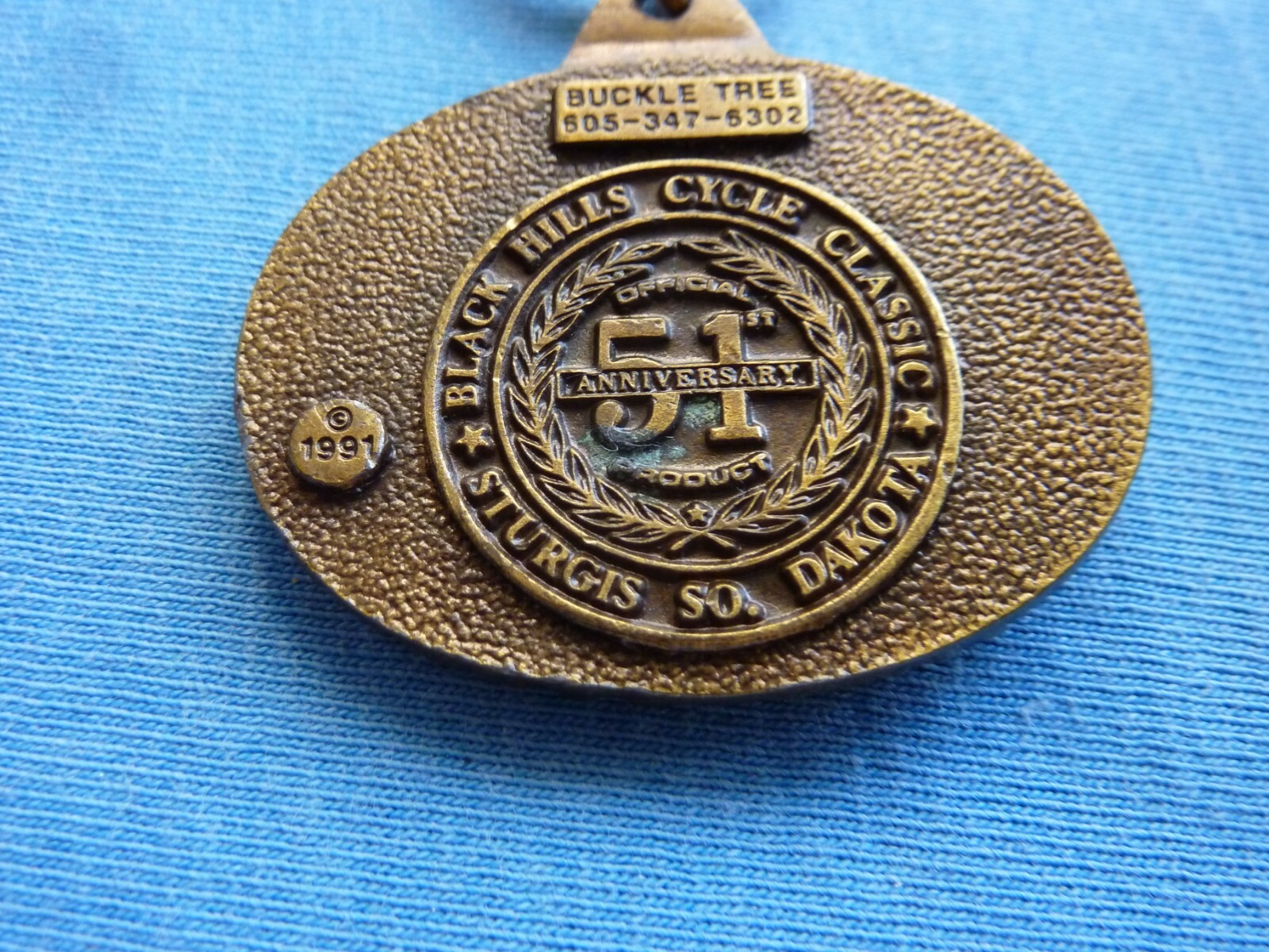 51 ST STURGIS BIKE WEEK KEY RING ALSO SEE MY STURGIS BELT BUCKLE LISTINGS