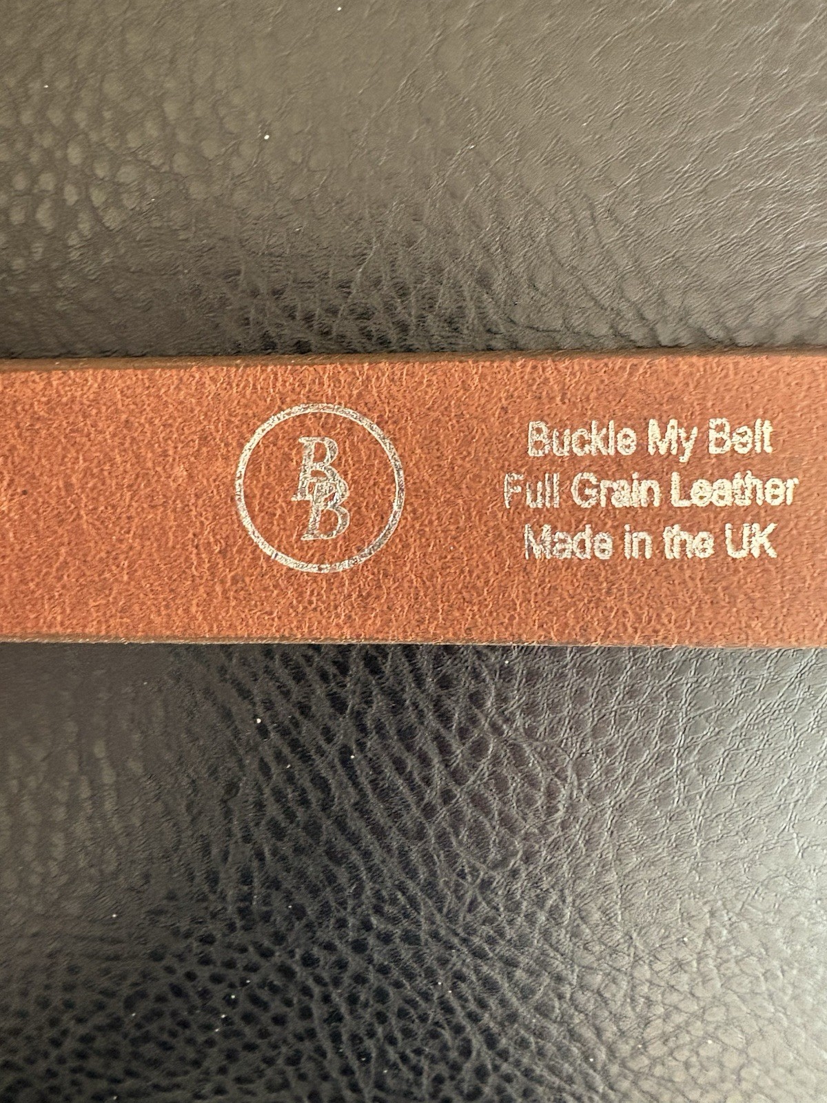 Custom Made Jeans Belt, Size 38