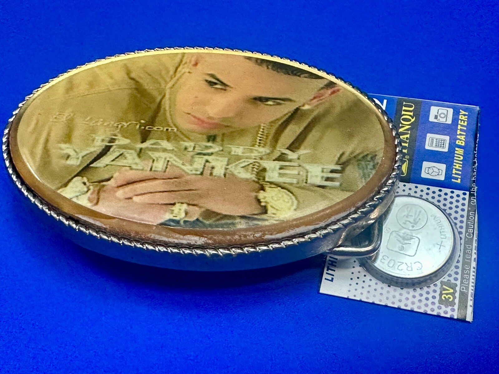 Daddy Yankee Rapper Led Light Flashing NOS Belt Buckle W/ Fresh Battery!