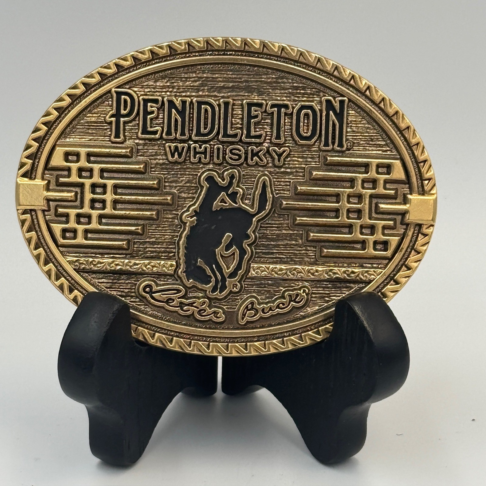 Montana Silversmiths Pendleton Whisky Let&rsquo;er Buck Belt Buckle Limited Ed 2026