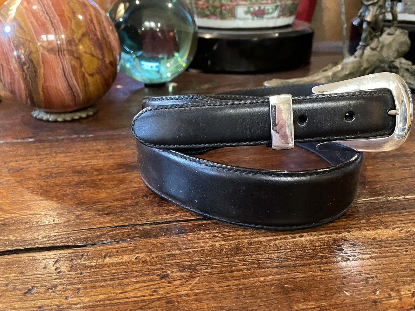 Douglas Magnus James Reid Dgn Sterling Silver Belt Buckle NuBelt 37-38”✅