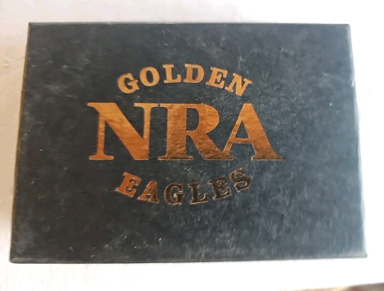 Golden Eagles NRA Belt Buckle In original Box,