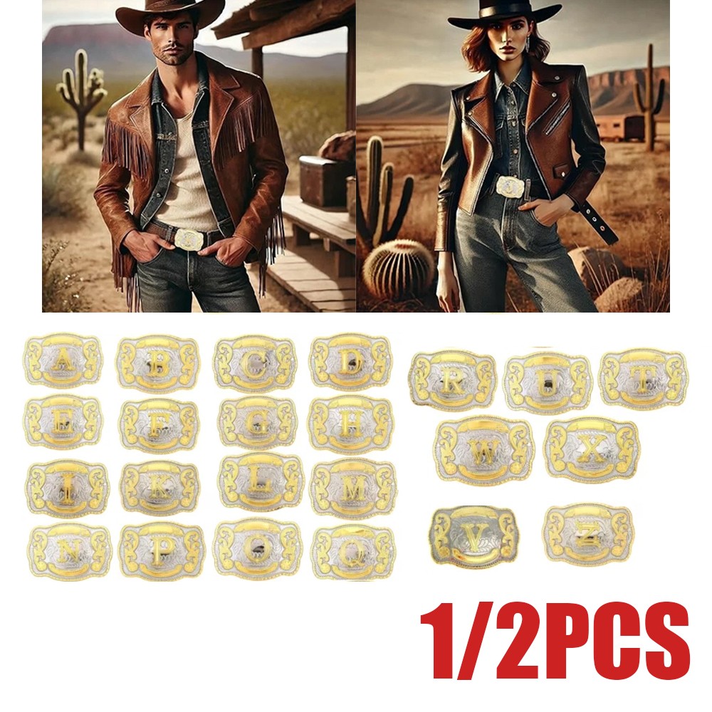 HUGE INITIAL BELT BUCKLE LETTER COWBOY WESTERN RODEO TEXAS STAR Hebillas Vaquera