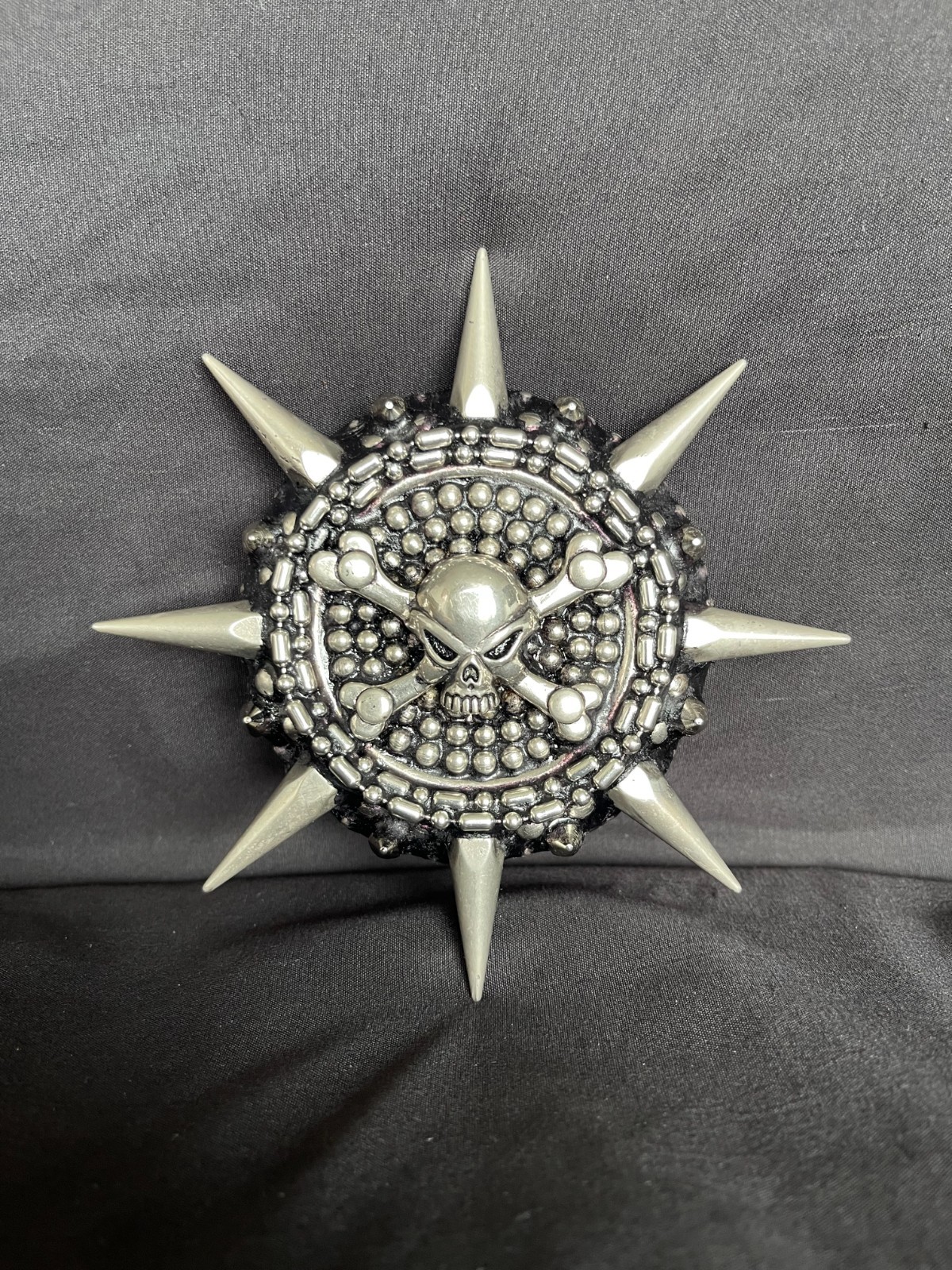 Skull Spiked Belt Buckle Archive 2007-09 Reworked 2026 OOAK Darren McNeese