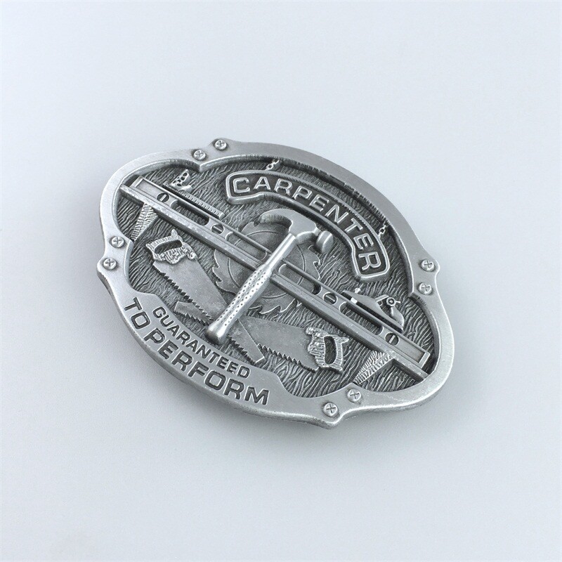 Vintage Style Carpenter Trades Belt Buckle Gurtelschnalle also Stock in the US