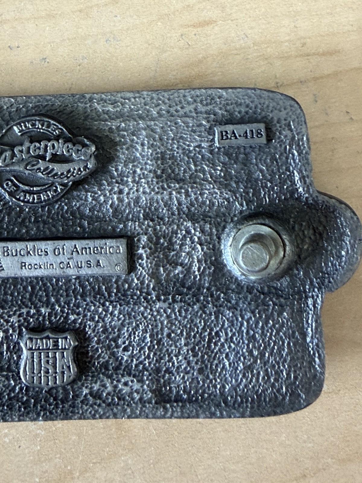 Buckles of America « Worlds Greatest Fireman » Belt Buckle used # BA-418 8oz.