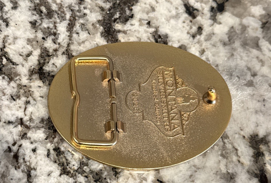 Pendleton Whisky Belt Buckle 2026 Limited Edition Montana Silversmiths Gold EUC
