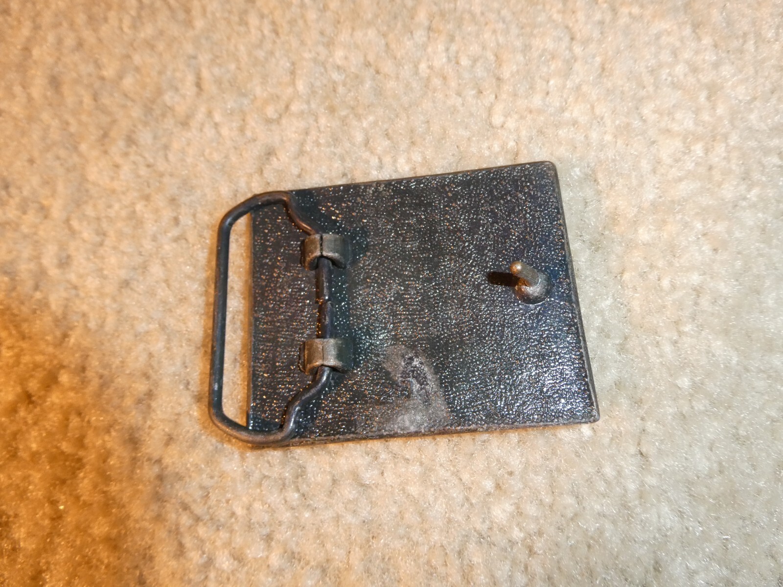 Vintage Brass Mast Ship Belt Buckle 2 1/2&Prime; Wide