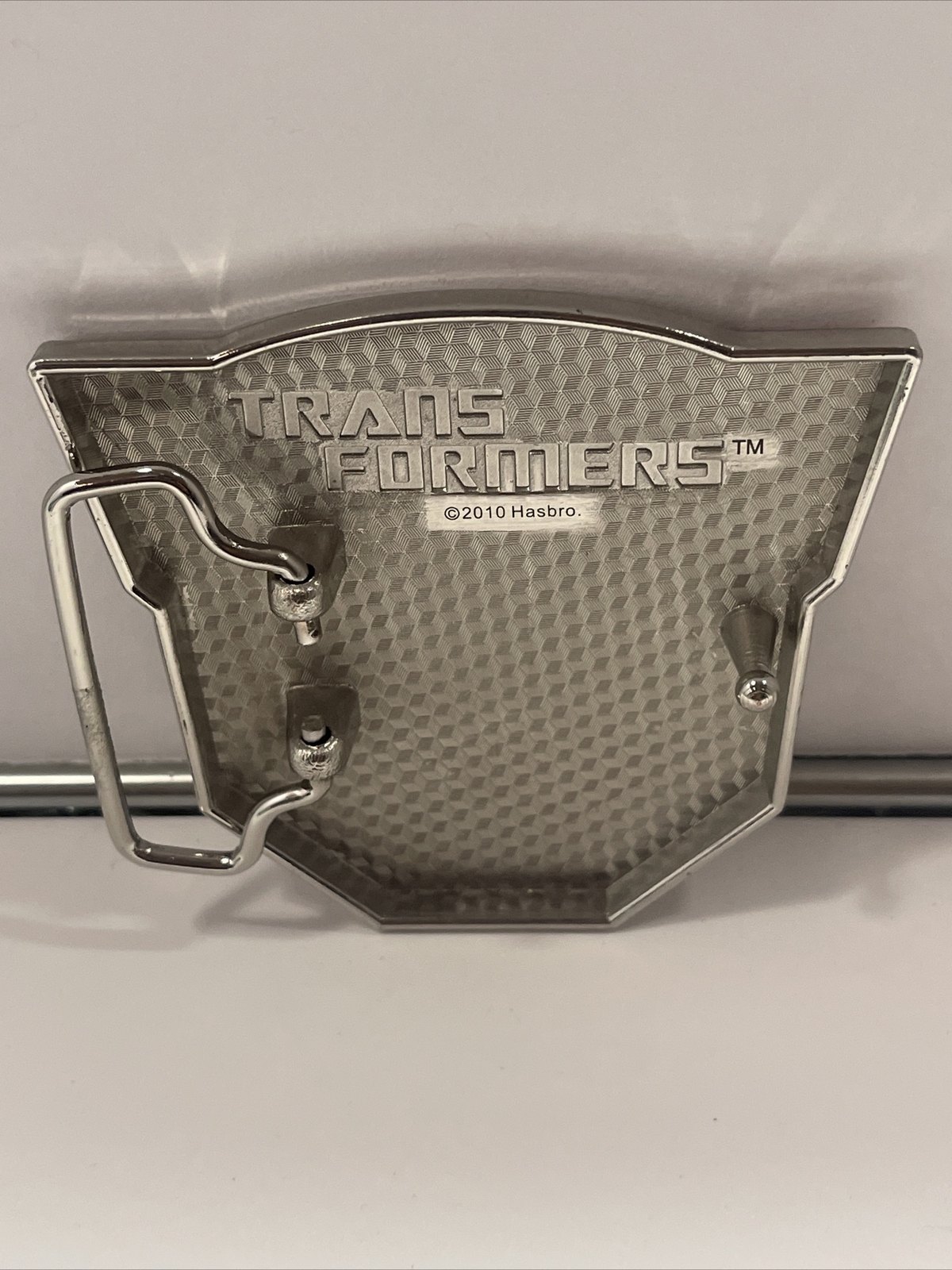 2010 TRANSFORMERS METAL COLLECTIBLE BELT BUCKLE HASBRO