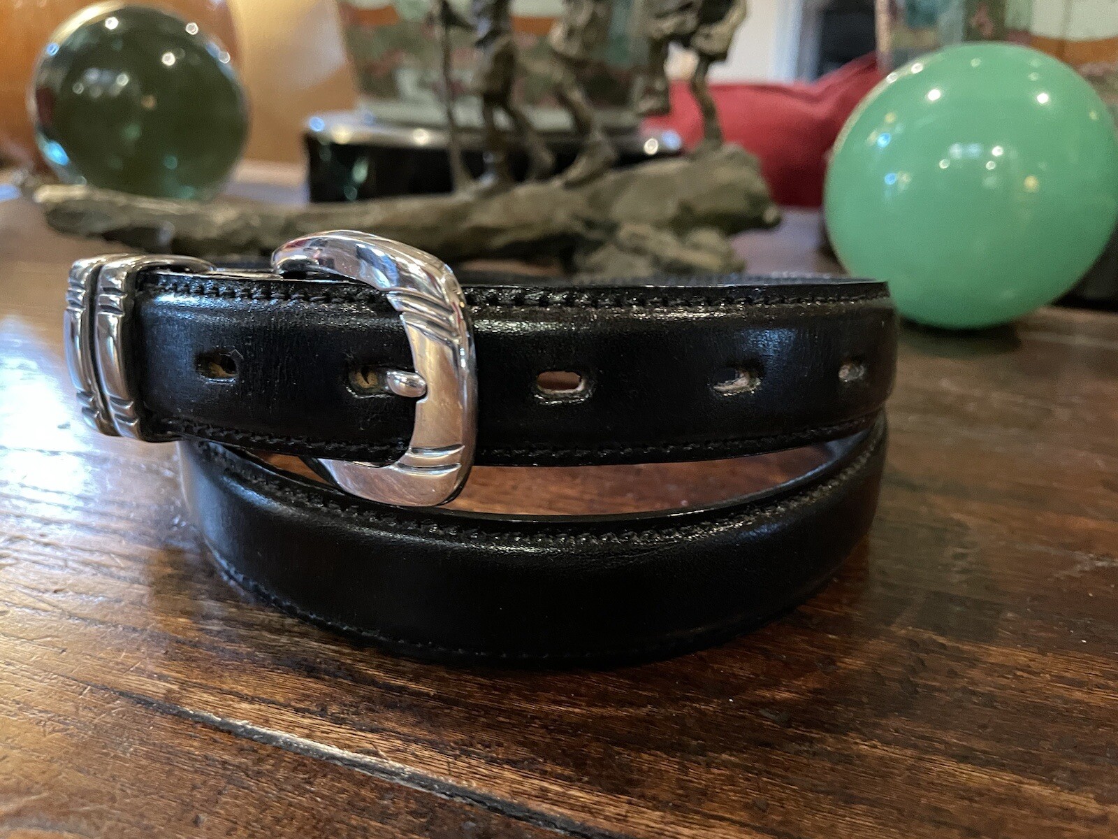 Alexander Kalifano James Reid Style Sterling Silver Belt Buckle 35-37-1”Nu Calf✅