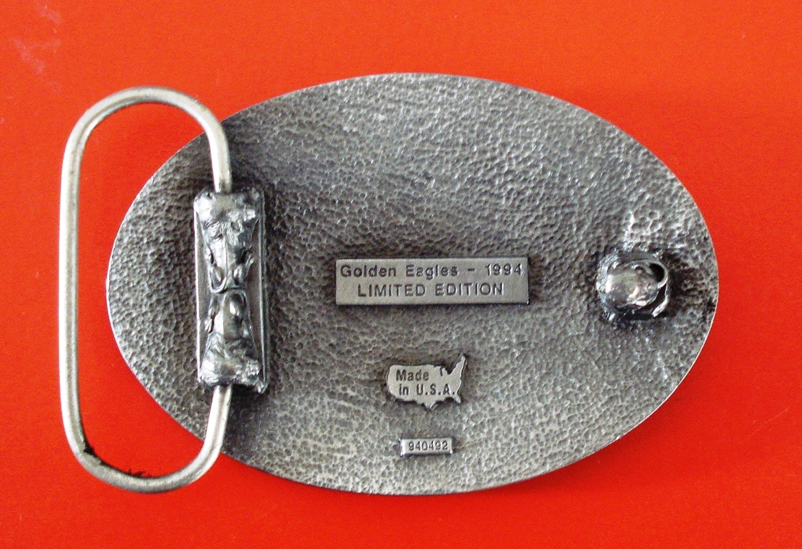 1994 NRA Golden Eagles Limited Rifle Western Belt Buckle
