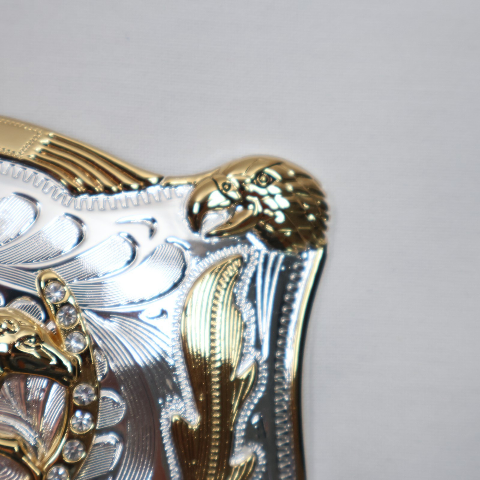 HORSE Belt Buckle RECTANGLE Horseshoe Eagles Rodeo Western LARGE