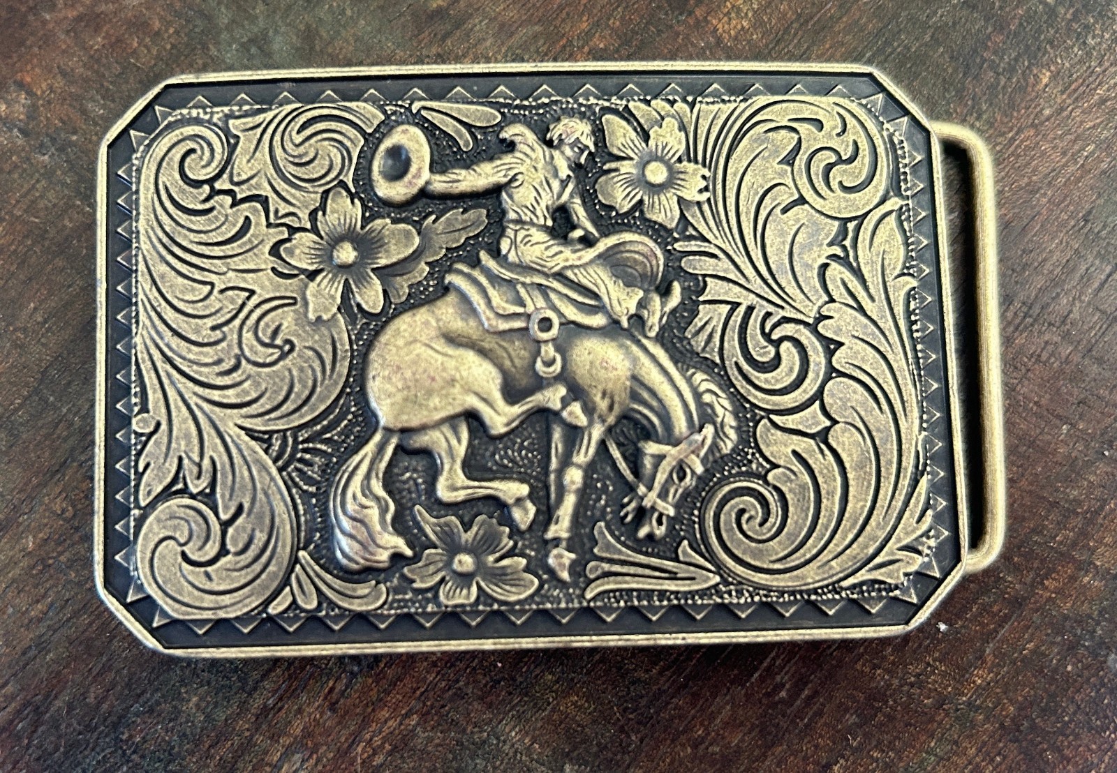 Vintage Bucking Bronco Belt Buckle Rodeo Cowboy Western Ranch Style Gift