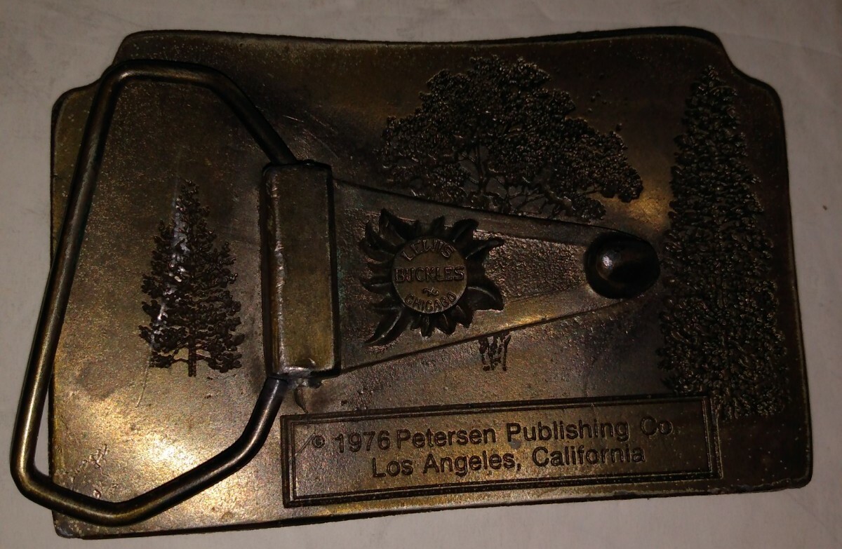 Hunting protect America&rsquo;s hunting heritage Lewis BELT BUCKLE Chicago USA 1978