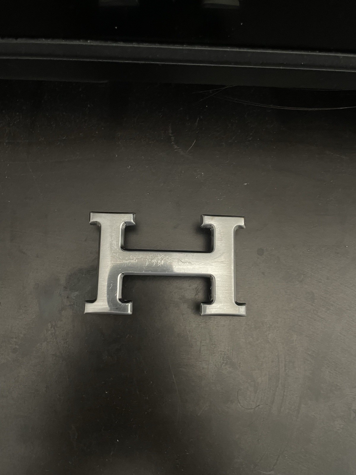 Silver Hermes Belt Buckle W/o Strap