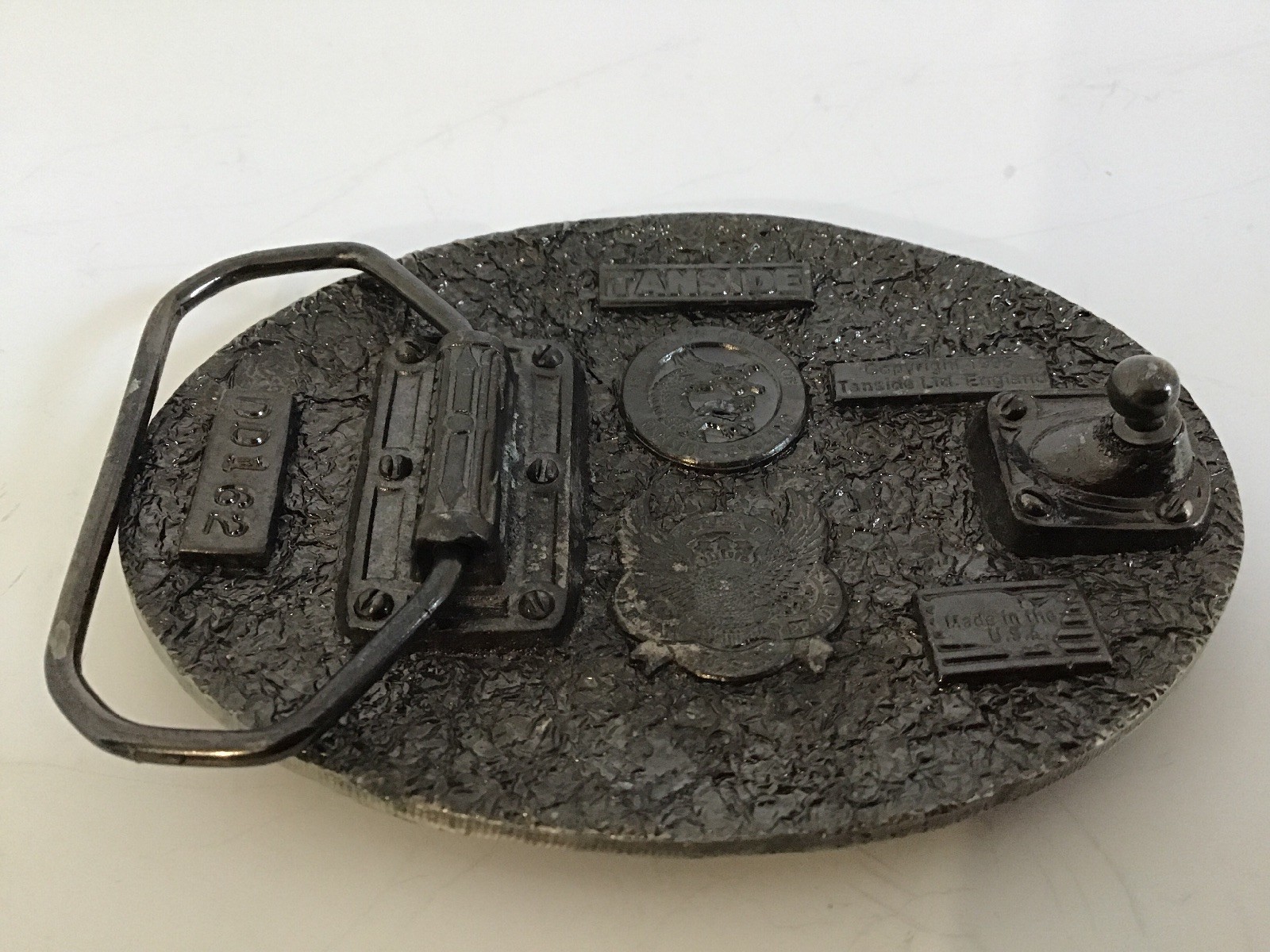 Tanside Men&rsquo;s Belt Buckle Firefighters Made In USA Great DD162
