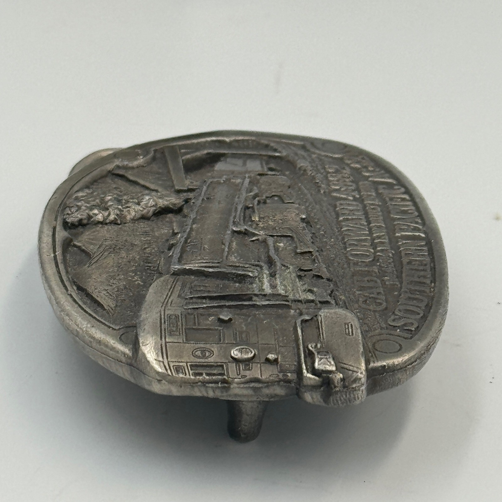 Vintage 1984 Southern Pacific AC-12 Cab Forward 4294 Railroad Belt Buckle H1284