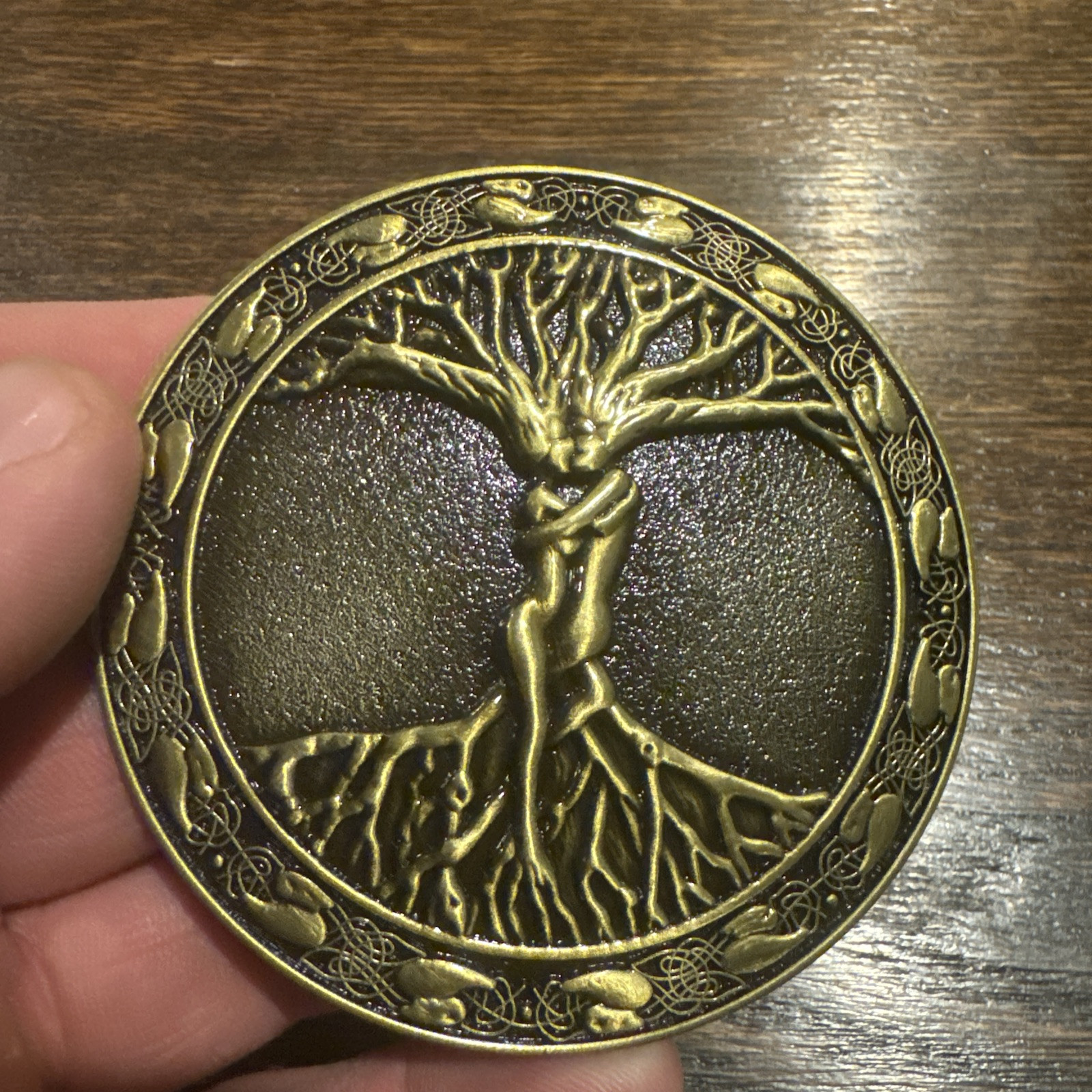 Motorcycle Belt Buckle Tree Of Life Marriage USA Christian Metal Collector GIFT