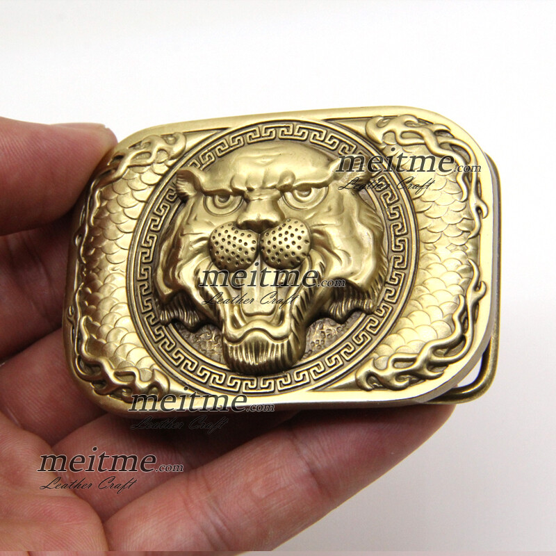 1 1/2 Belt Buckle Brass for men Vintage Works Buckles Pin Hippie Western DIY Lot