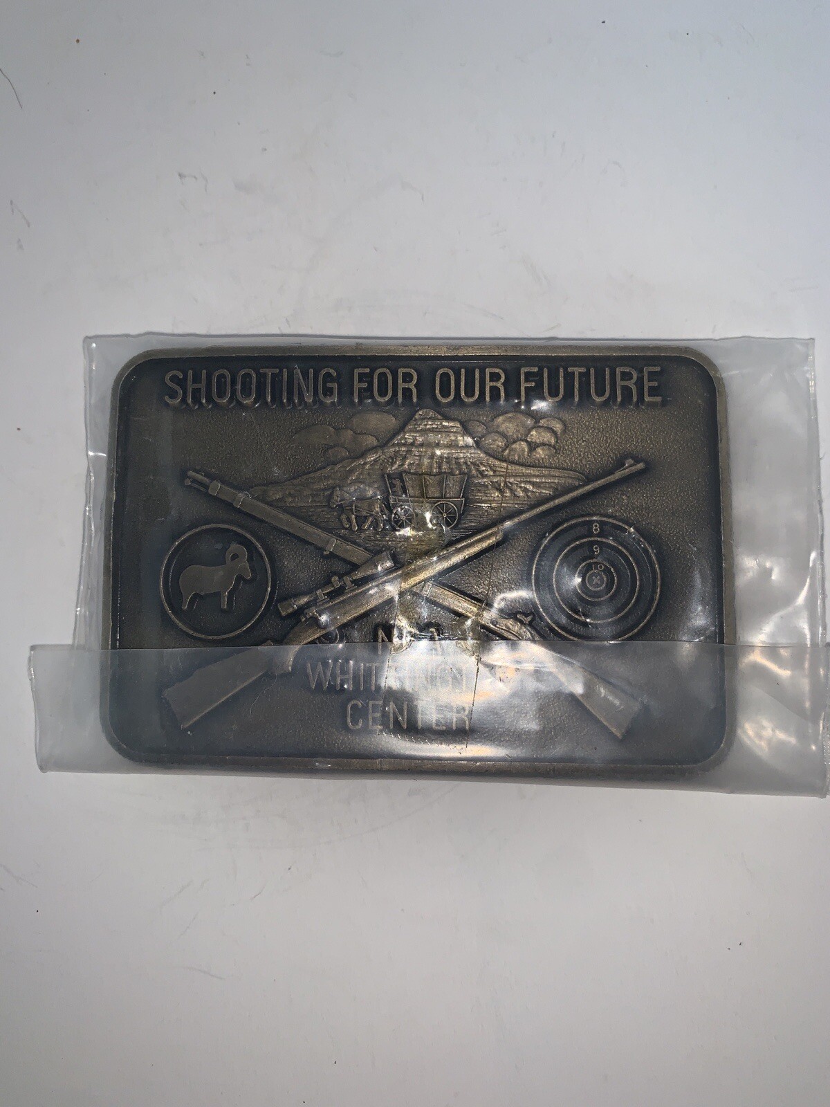 NRA Whittington Center Belt Buckle Shooting For Our Future New Mexico SEALED