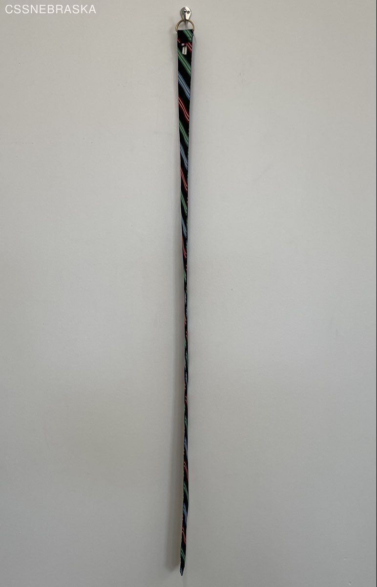 Tommy Hilfiger Mulicolor D Ring Belt Striped Fabric – Size Small