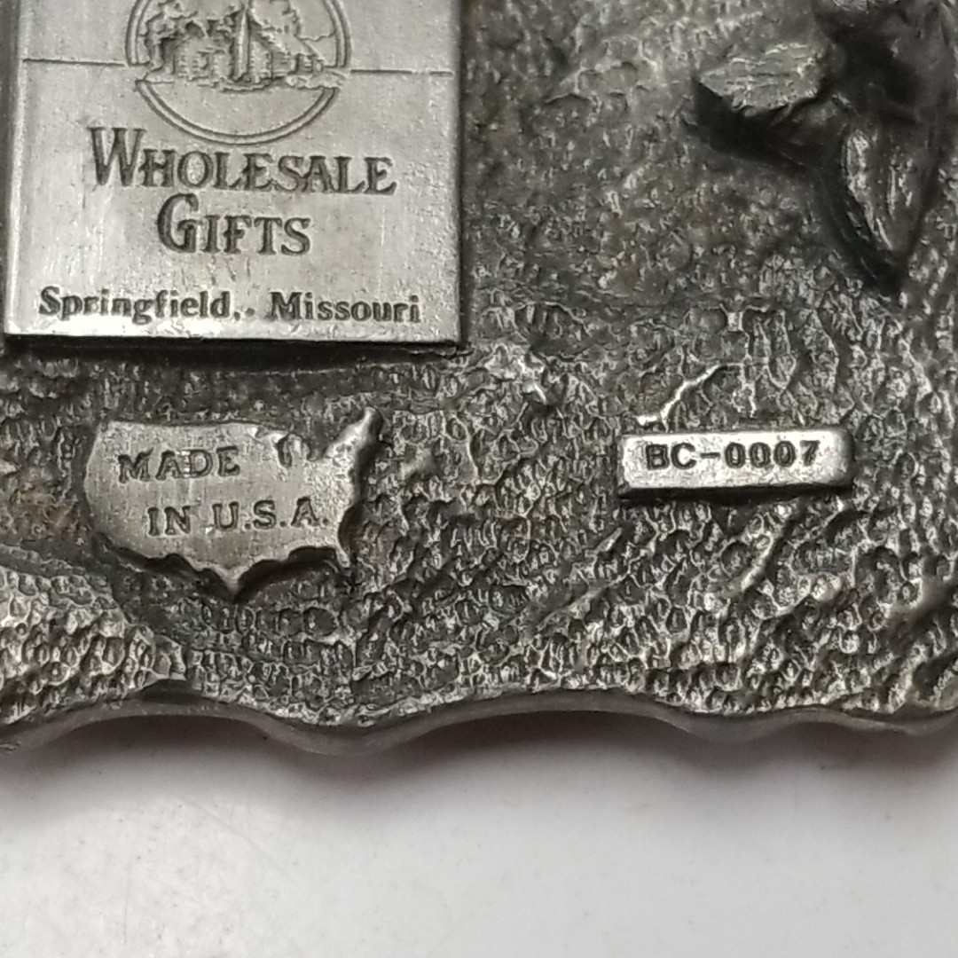 BRANSON MISSOURI Belt Buckle BC-0007~Enamel Banjo Fiddle~Big Cabin Wholesale #77