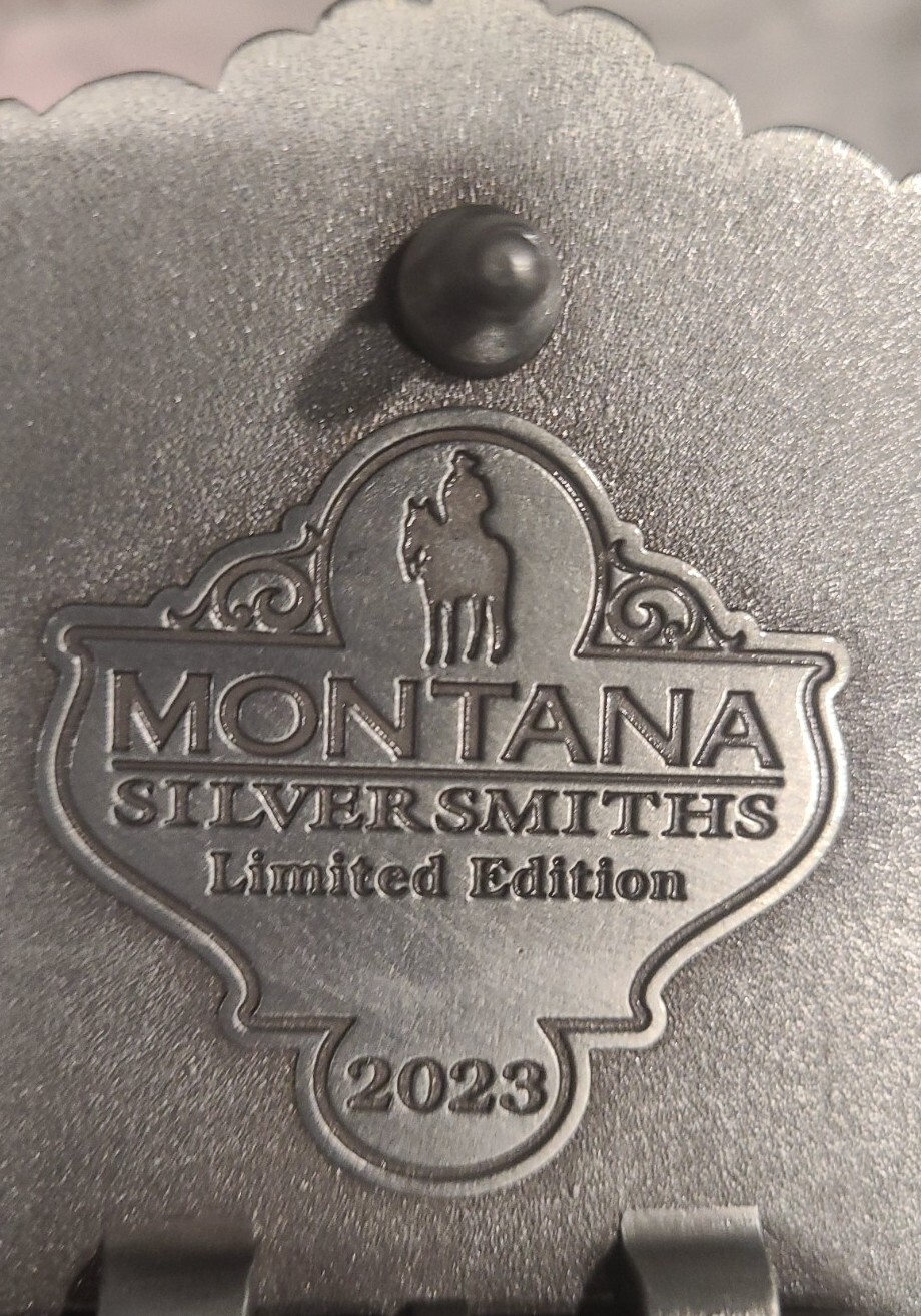 2023 PENDLETON WHISKY COWBOY RODEO BELT BUCKLE – MONTANA SILVERSMITHS – NEW