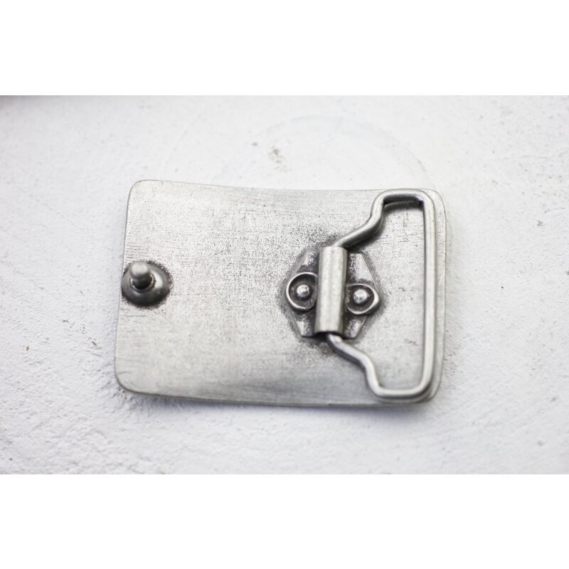 Vintage Belt Buckle Rectangle – Striking Modern Accessory Fluted Effect