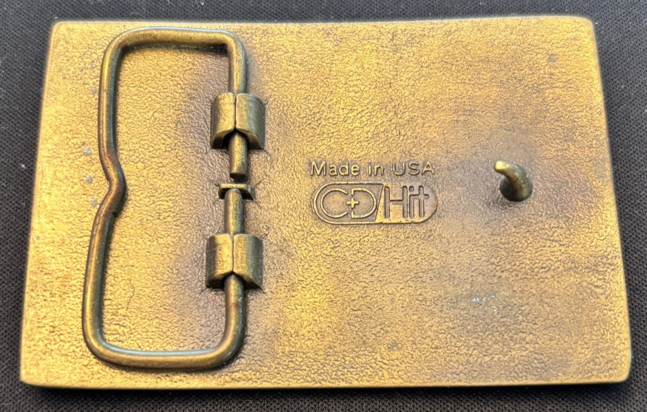 WALNU GROVE 4X4, A TRADITION OF QUALITY, Brass Belt Buckle