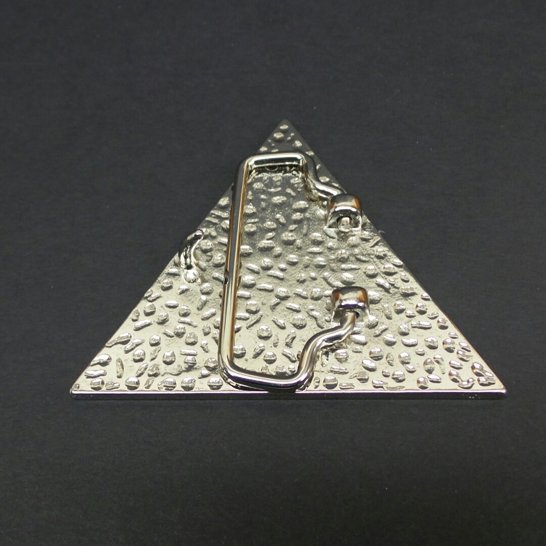 Rainbow Triangle Belt Buckle Pride Chrome Plated New