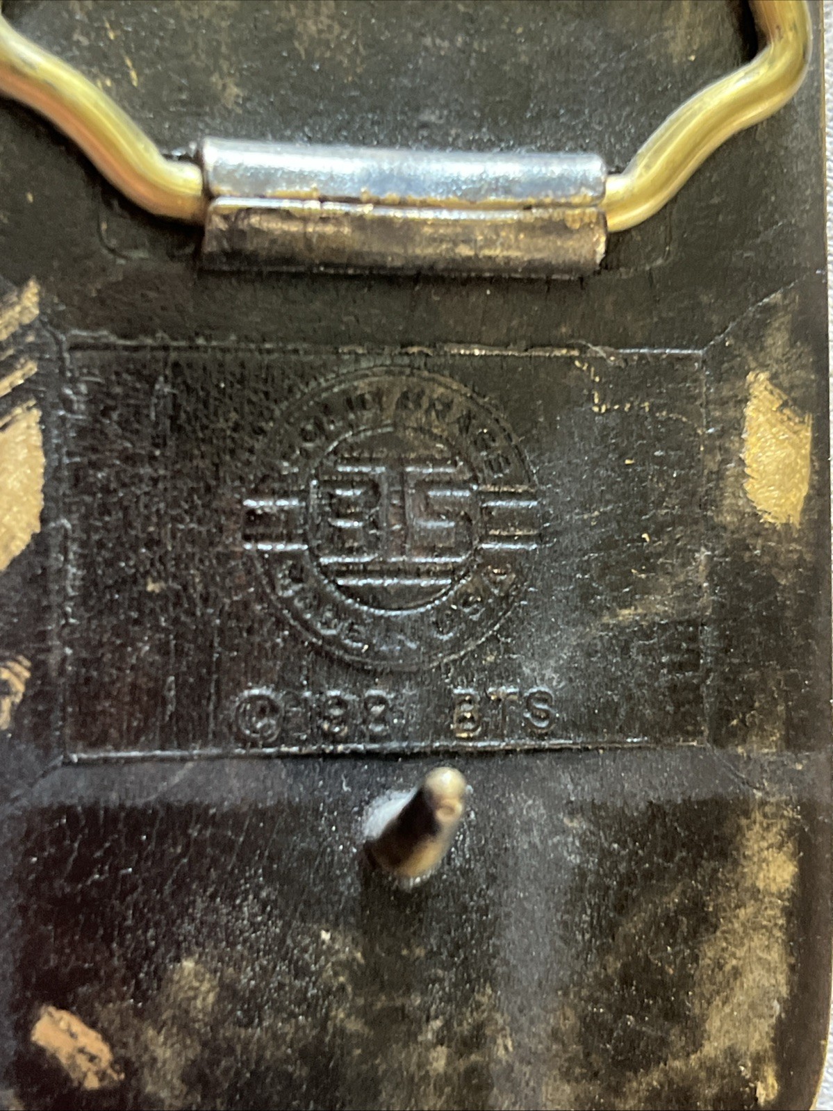 New Vintage BTS 1981 Solid Brass Cameron Aviation Safety Employee Belt Buckle