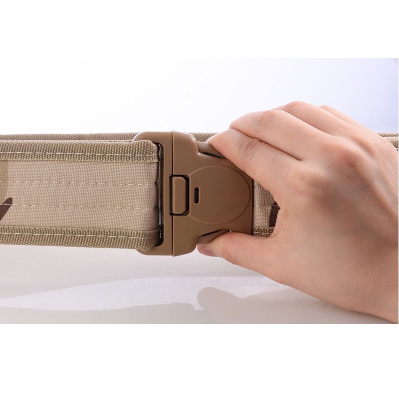Outdoor Camouflage Tactical Belt Military Oxford Cloth Belt Mountaineering Belt