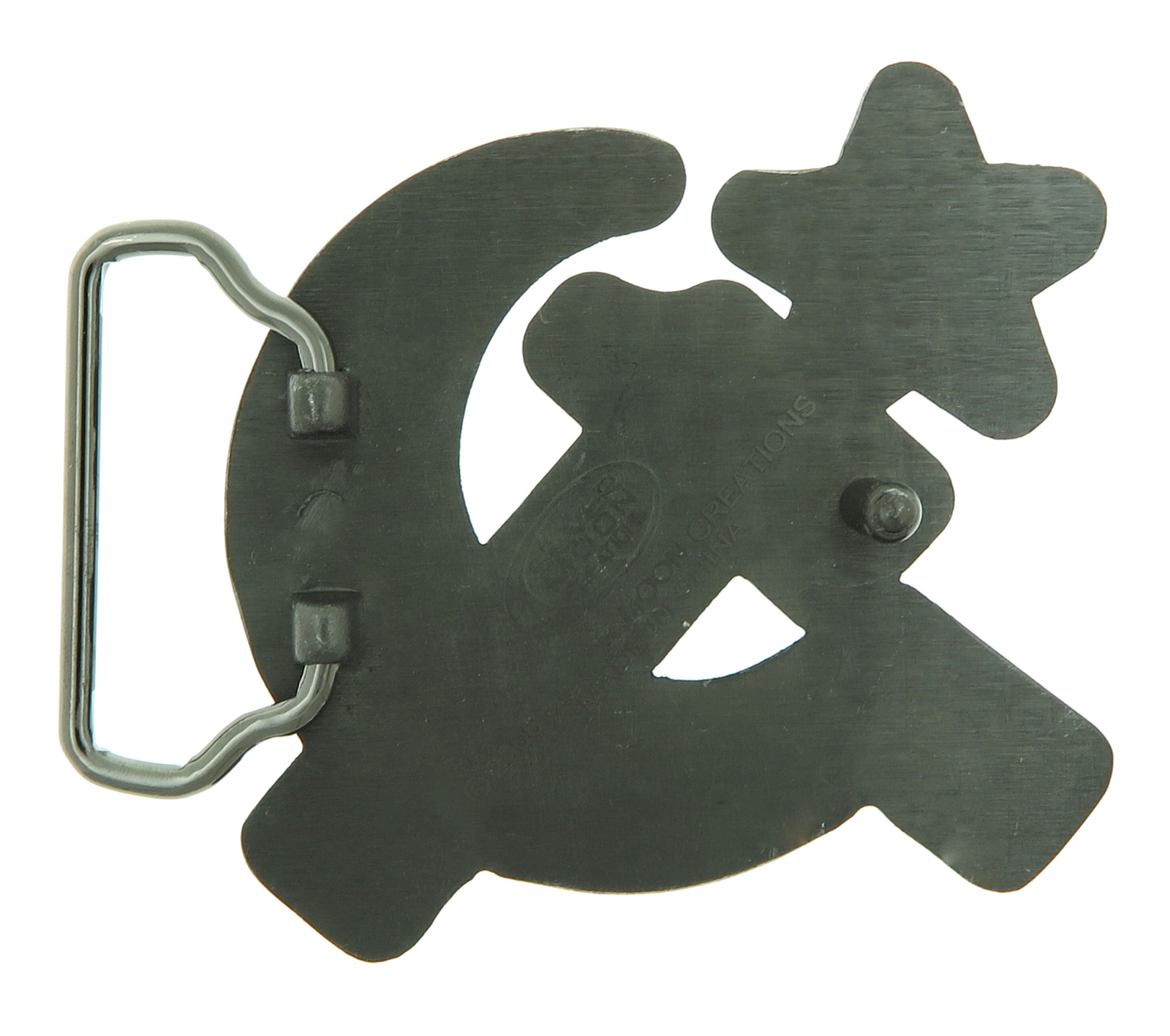 Soviet Union Russia Hammer and Sickle Enamel Metal Belt Buckle