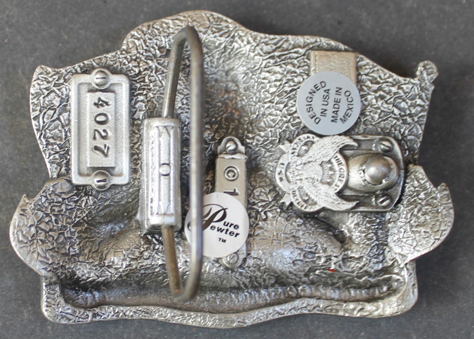 Pewter Protect Our American Heritage Belt Buckle – Great American Product