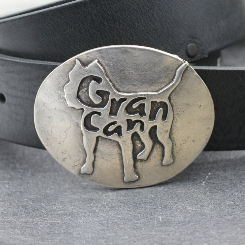French Bulldog Belt Buckle Oval – Strong Character Design