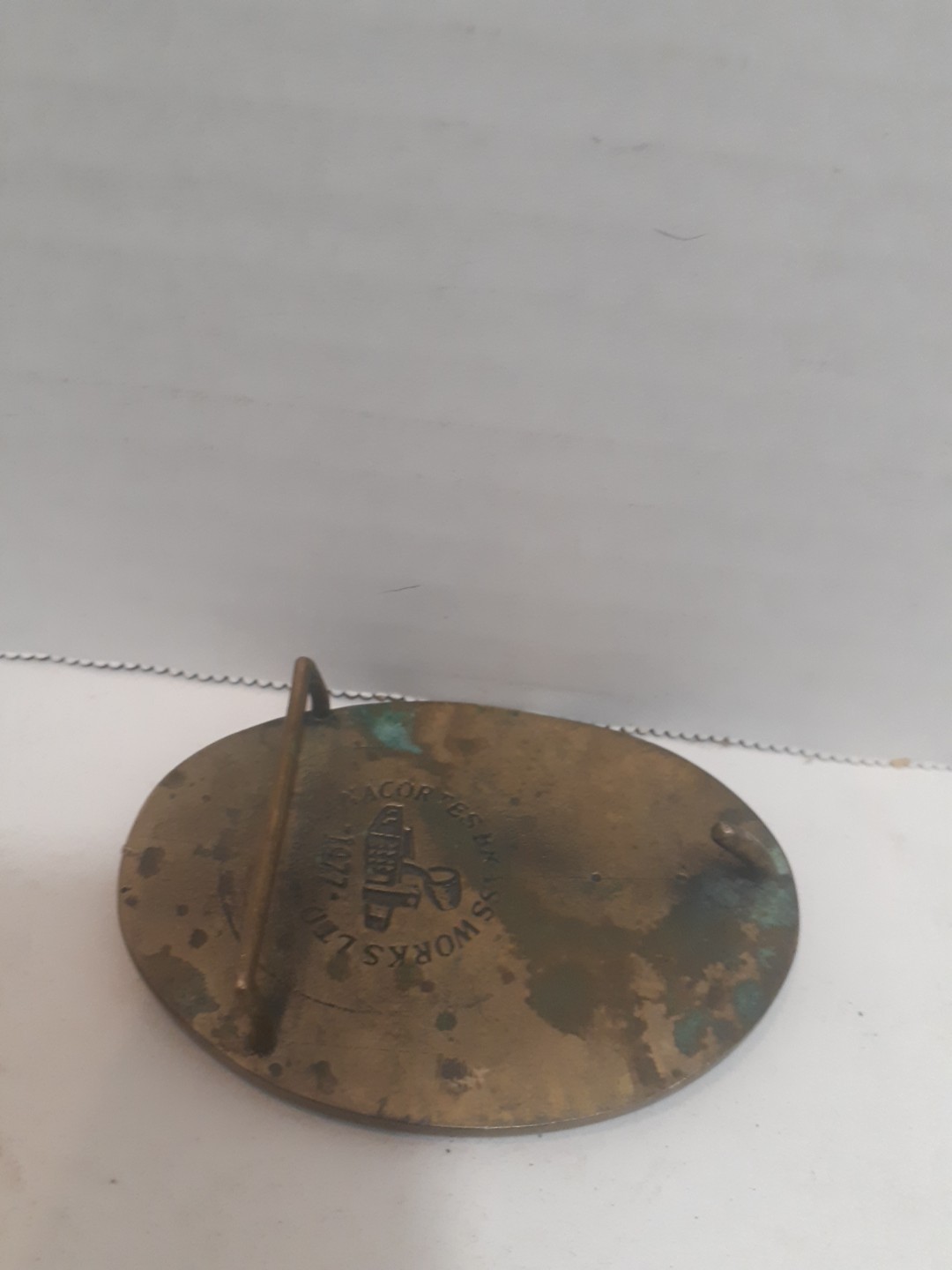 prinz extra beer belt buckle solid brass vintage rare great land great beer