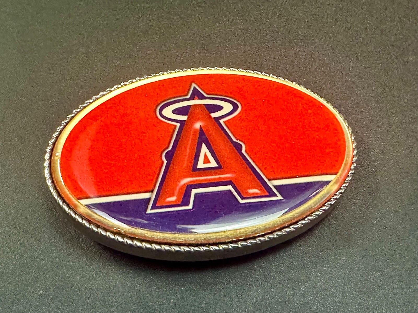 Los Angeles Anaheim Angels Ca Baseball Led Lights Belt Buckle W/ Fresh Battery!