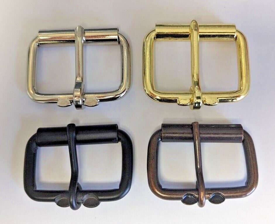 1-3/4&Prime; Replacement Belt Buckle Nickel Plated Matte Black Gold Bronze Steel 1.75&Prime;