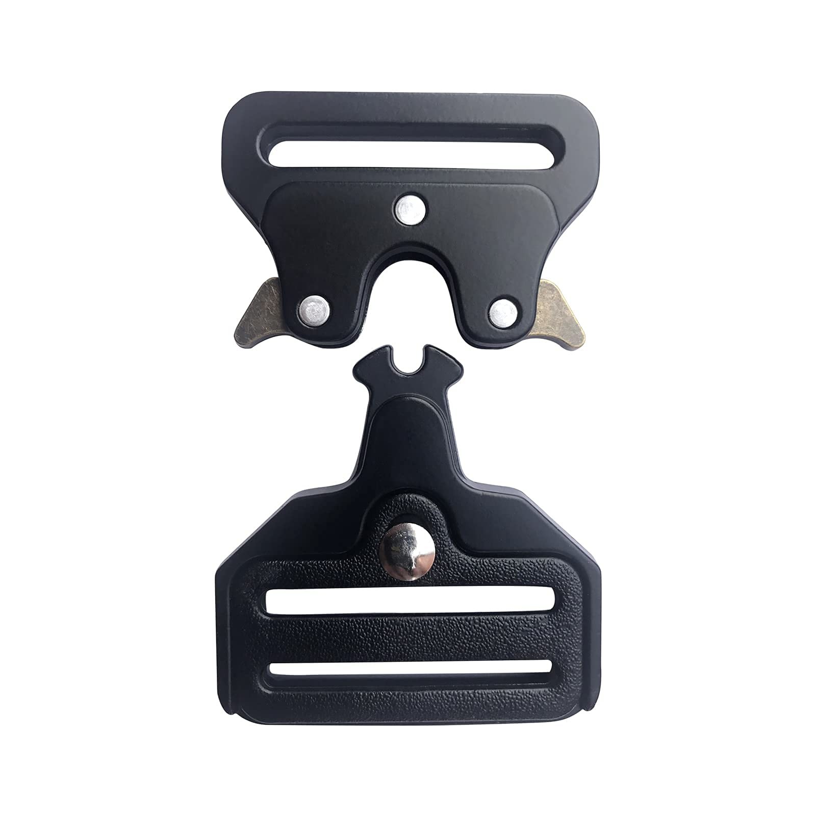 TXZWJZ Metal buckle tactical belt Heavy-Duty – 2 inch 2 (50mm), Black