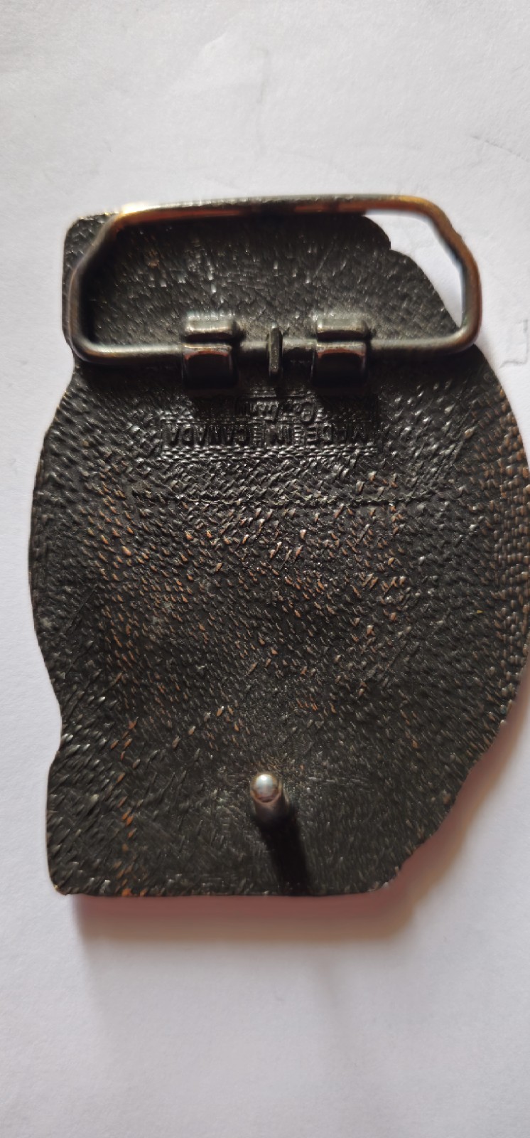 Yukon Territory Klondike Gold Rush 1896 Metal Belt Buckle Antique Finish 1.5&Prime;