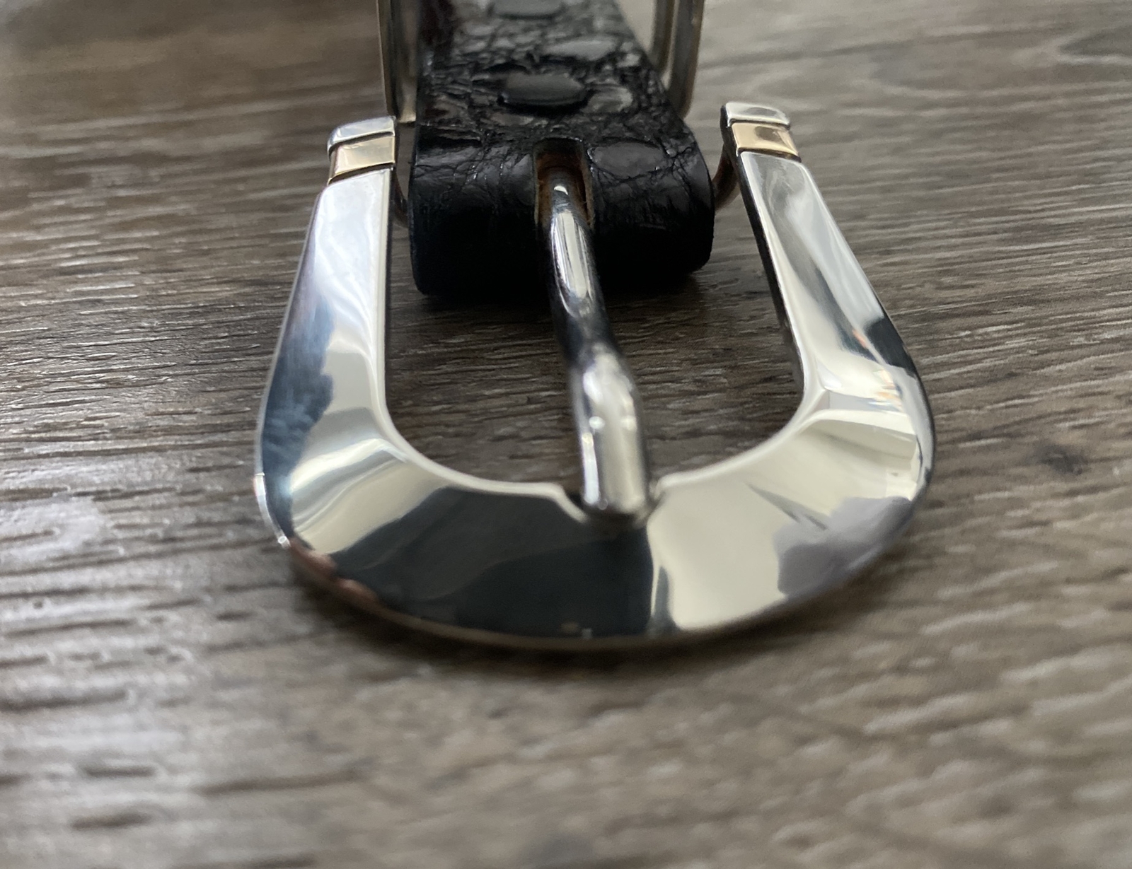James Reid 14k Gold .925 Sterling Mariner Belt Buckle Set ✅