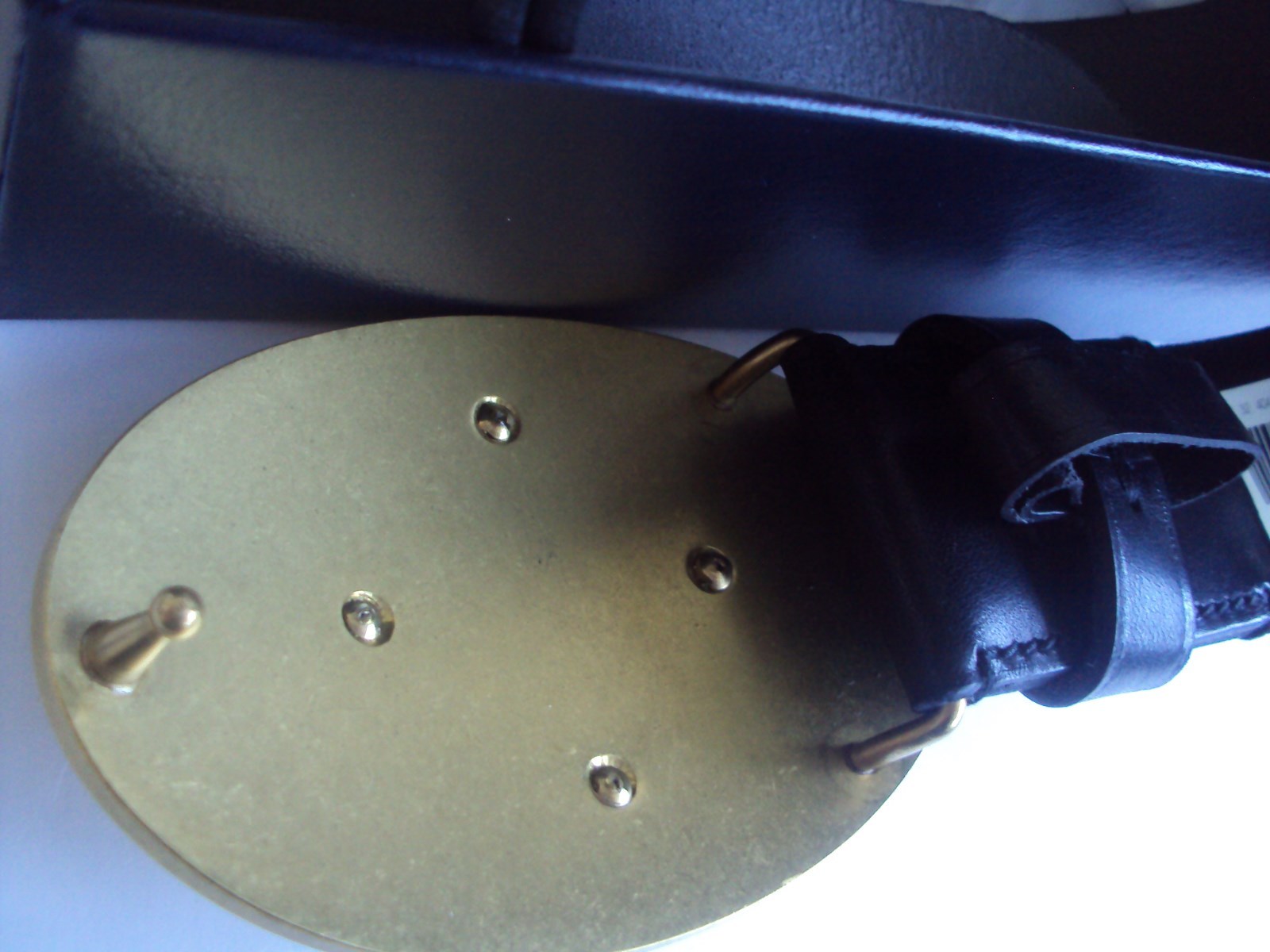 BNWT THE ORIGINAL RALPH LAUREN BIG HORSE HEAD CROWN BUCKLE BELT W38