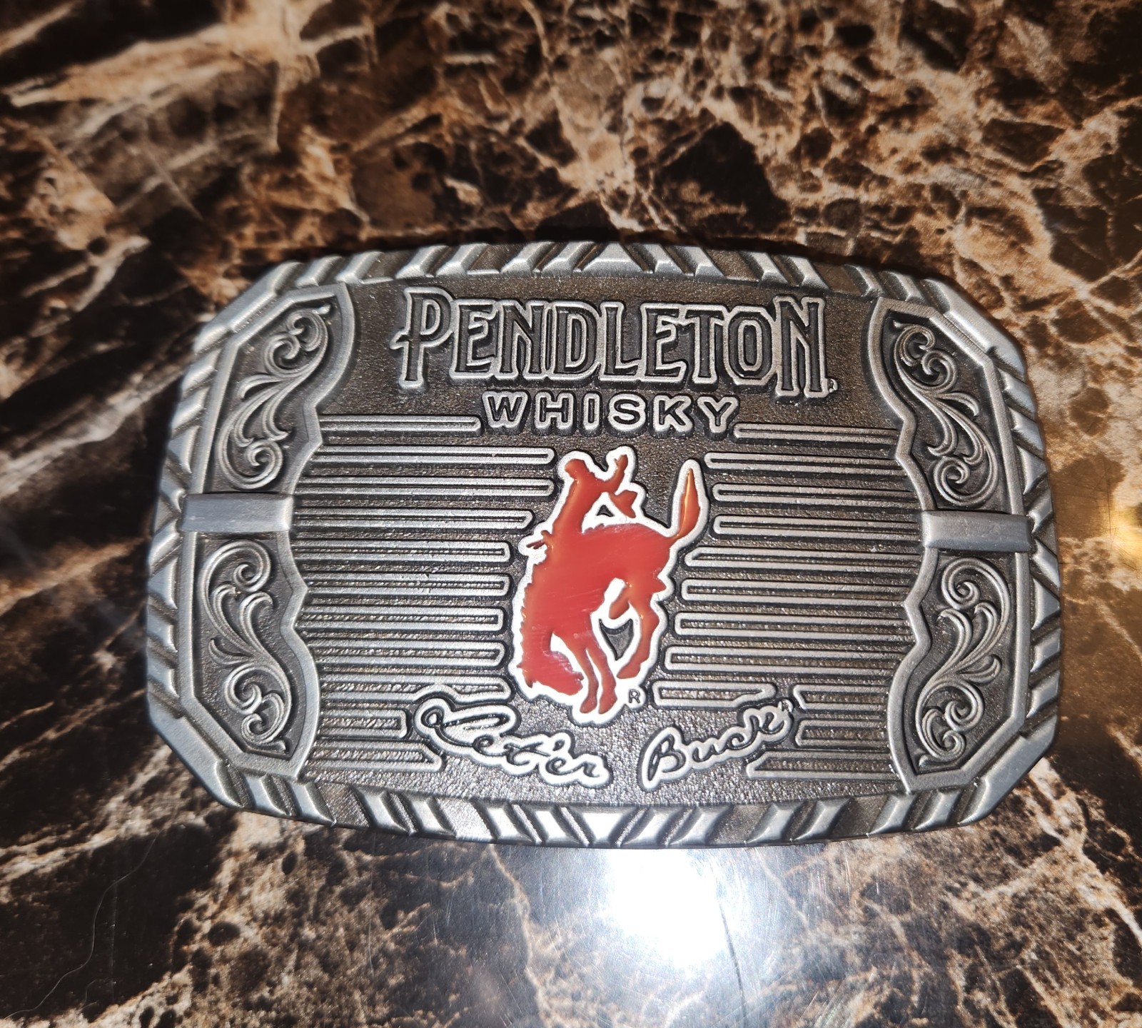 Pendleton Whisky 2025 Limited Edition Montana Silversmith Belt Buckle