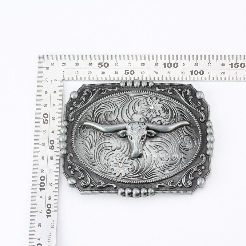 Cross Horse Belt Buckle Western Cowboy Motorcycle Riding Belt Buckle