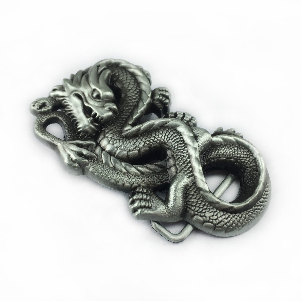 Chinese Dragon Western Cowboy Belt Buckle for Men & Women Fit 1.5in Belts