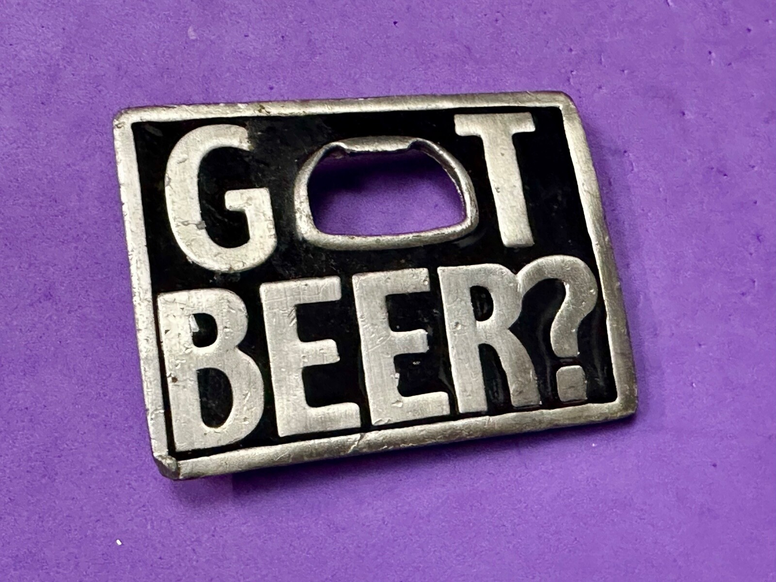 Got Beer? Bottle Opener Pick Up Line Novelty Belt Buckle Make Yourself Useful!!!