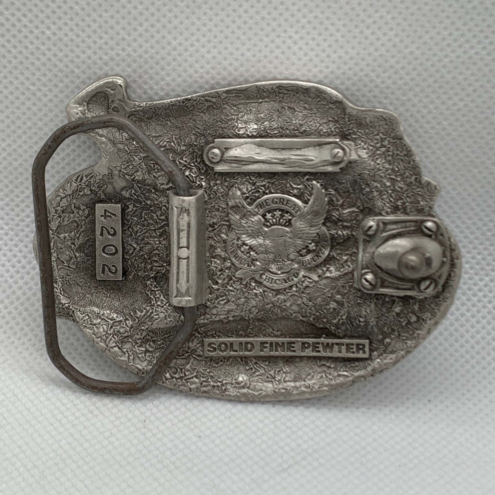 The Fire Fighter An American Hero Belt Buckle