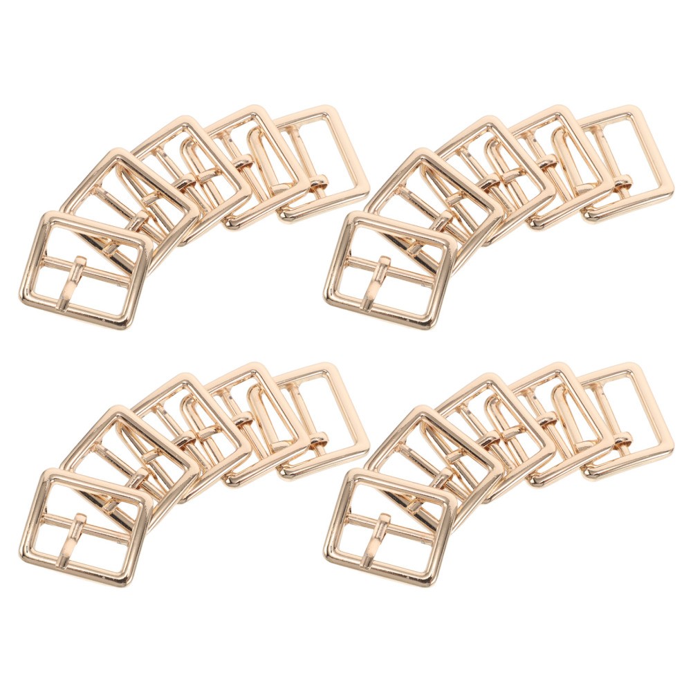 20 Pcs Metal Belt Buckle Center Bar Buckles for Belts Replacement