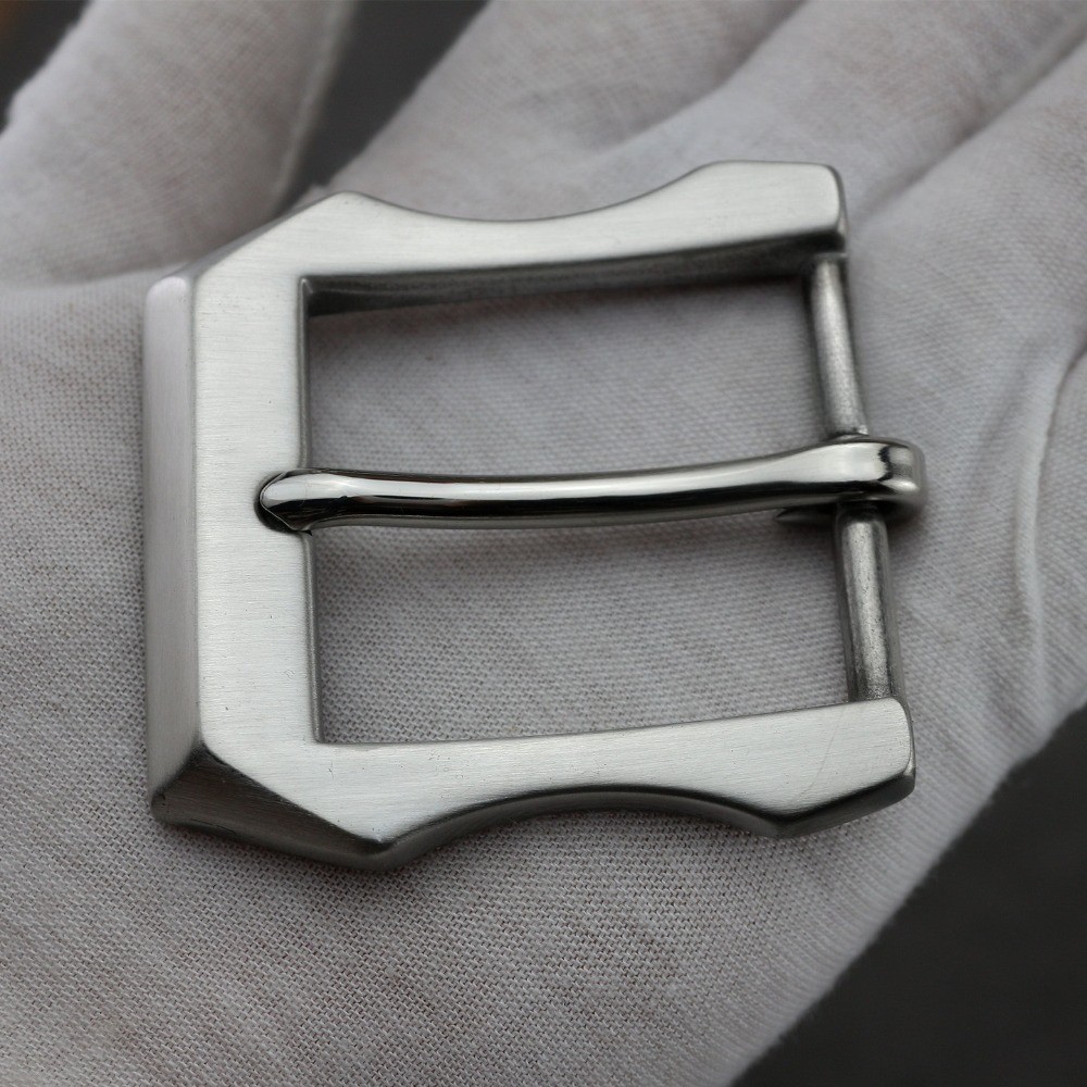 Stainless Steel Single Prong Replacement Belt Buckle Fit 1.5 Inch Wide Belt Chic